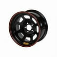 thumbnail image 1 of Bassett 47SF375 14 x 7 ft. Steel Racing Wheels D-Hole Lightweight Wheel, Black, 1 of 1