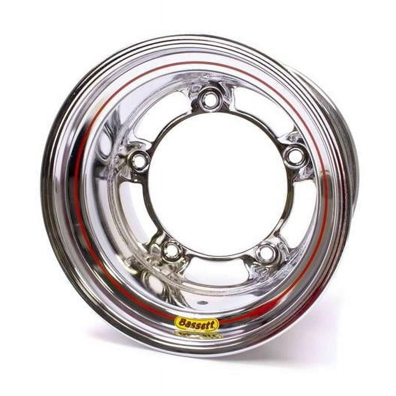 Spun Wheel Rim Bassett 50SR3C 15 x 10 in. Wide 5 Chrome Spun Wheel - Walmart.com