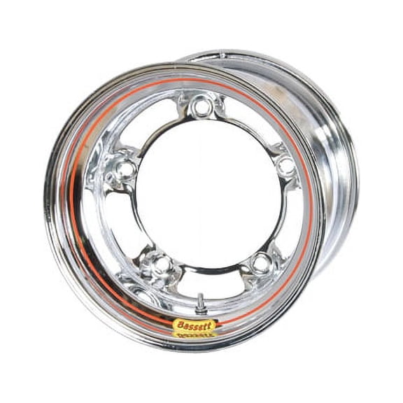 Bassett 50SR5C 15X10 Wide-5 5 Inch Backspace Chrome Armor Edge Wheel