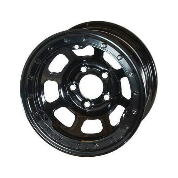 Bassett 57RN3L 15x7 D-Hole 5x100 mm, 3 Inch BS, Beadlock Wheel