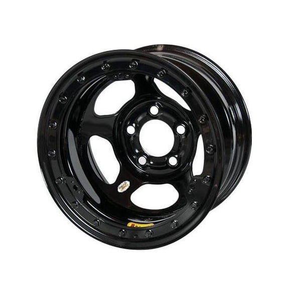 Bassett 58A52WLK 15X8 Inertia 5x5 2 In BS Wissota Black Beadlock