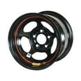 thumbnail image 1 of Bassett 58A53I 15X8 Inertia 5x5 3" Backspace IMCA Black Wheel, 1 of 3