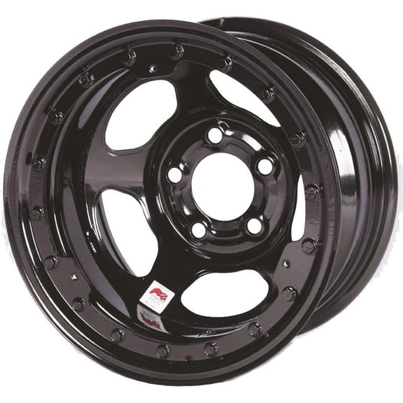 Bassett 58A53ILK 15X8 Inertia 5x5 3" BS IMCA Black Beadlock