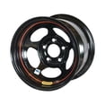 thumbnail image 1 of Bassett 58AC4I 15X8 Inertia 5 on 4.75 4 In Backspace IMCA Black Wheel, 1 of 3