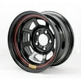 thumbnail image 1 of Bassett 58D5475W 15X8 D-Hole 5x5 4.75" Wissota Black Wheel, 1 of 2