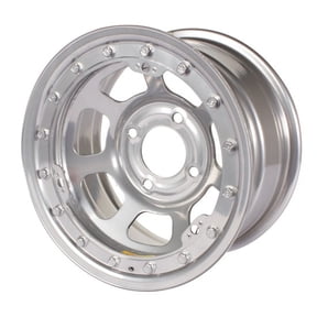 Bassett Black 13 x 7 Racing Beadlock 4x4.5 BP Wheel, 4 BS