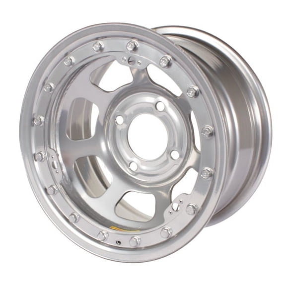 Bassett Black 13 x 7 Racing Beadlock 4x4.5 BP Wheel, 4 BS
