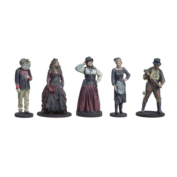 Bassett-Lowke BL8011 SteamPunk passengers standing pack 2 - 5 figures (unpainted)