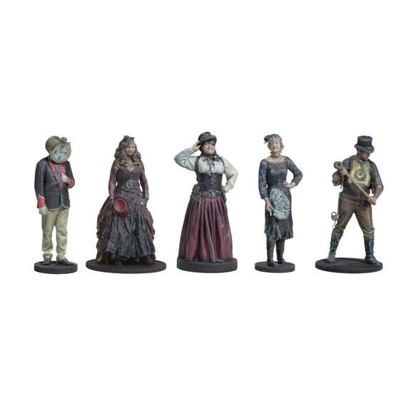 Bassett-Lowke BL8011 SteamPunk passengers standing pack 2 - 5 figures (unpainted)