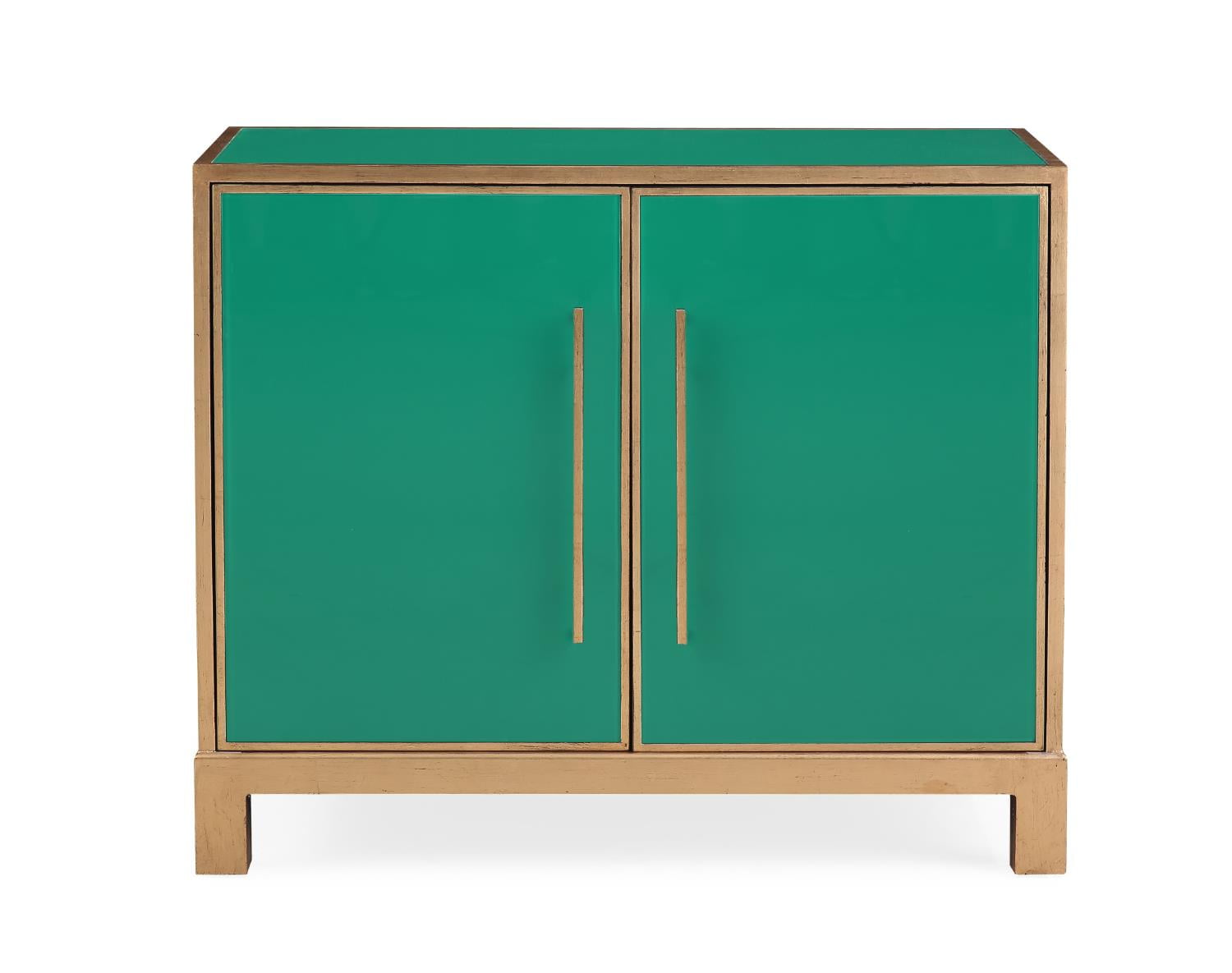 Bassett Mirror Fenwick Poplar Solid Wood Hall With Green 5220