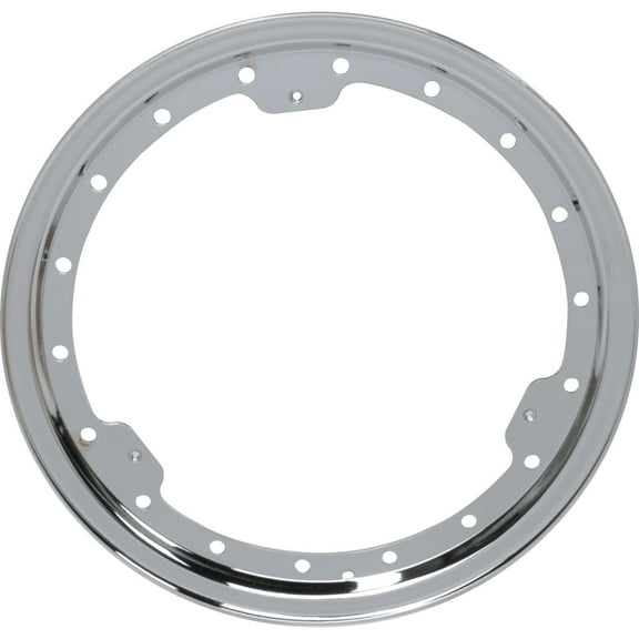 Bassett Racing Wheels 50Lkc Replacement 15" Beadlock Ring, Chrome