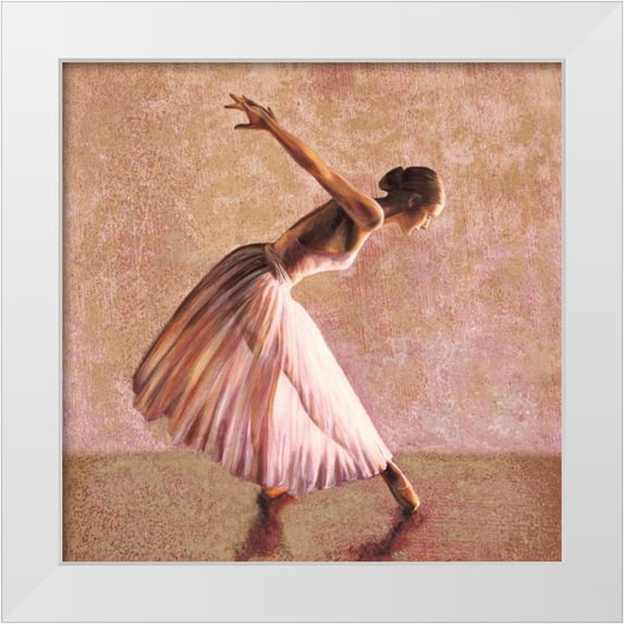 Bassetti, Andrea 26x26 White Modern Wood Framed Museum Art Print Titled - Magie