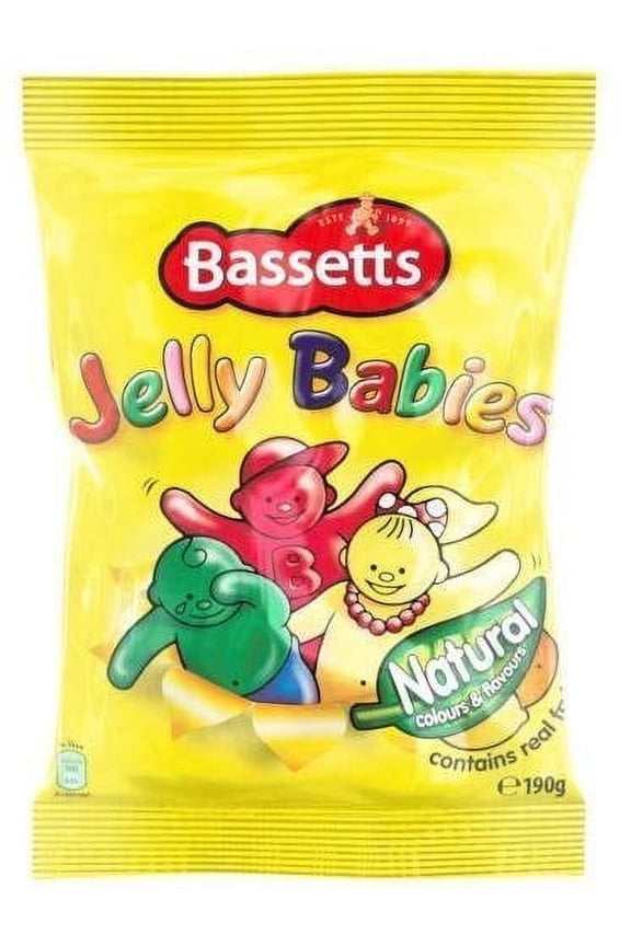 Bassetts Jelly Babies 190g Bag x4 by Bassett's - SET OF 2