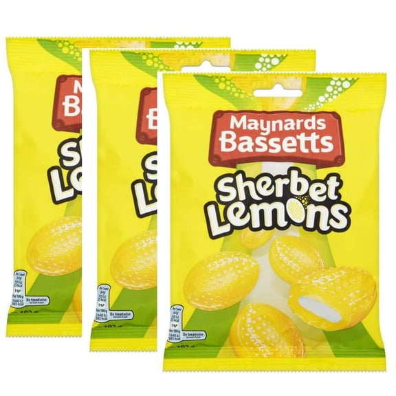 Bassetts Sherbert Lemons 192g BCF26 (3 Pack)