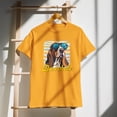 thumbnail image 1 of Basshole Basset Hound T Shirt (Gold, 4XL), 1 of 2