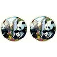 thumbnail image 1 of Bassin and Brown Panda Bears Cufflinks - Black/White, 1 of 6