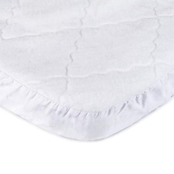 babydoll bedding bassinet waterproof mattress protector, 17" x 31"