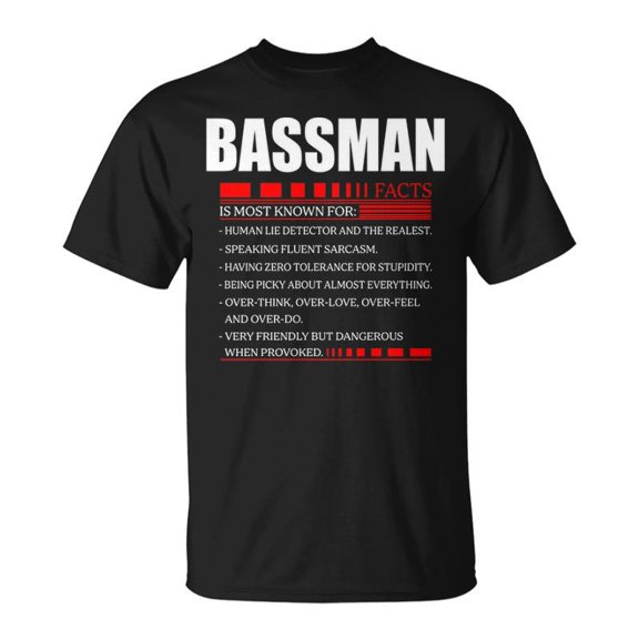 Bassman Fact Fact Shirt Bassman Shirt For Bassman Fact TShirt