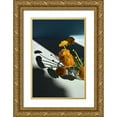 thumbnail image 1 of Basso, Donatella 17x24 Gold Ornate Wood Framed with Double Matting Museum Art Print Titled - Yellow buttercups, 1 of 4