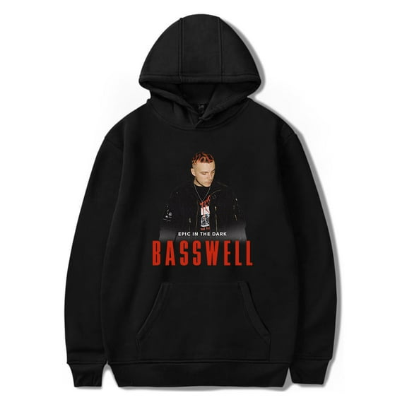 Basswell Rapper Hoodie Merch Women Men Long sleeve Fashion Casual Hooded Sweatshirts Style6