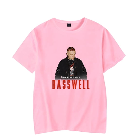 Basswell Rapper T-Shirts Merch Women Clothes Trend Casual Short Sleeve Top Style6