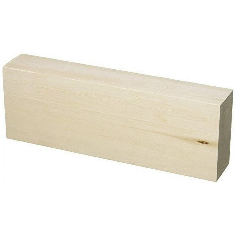 Basswood Carving Block - 2 x 2 x 6 (Set of 9) — KJP Select Hardwoods