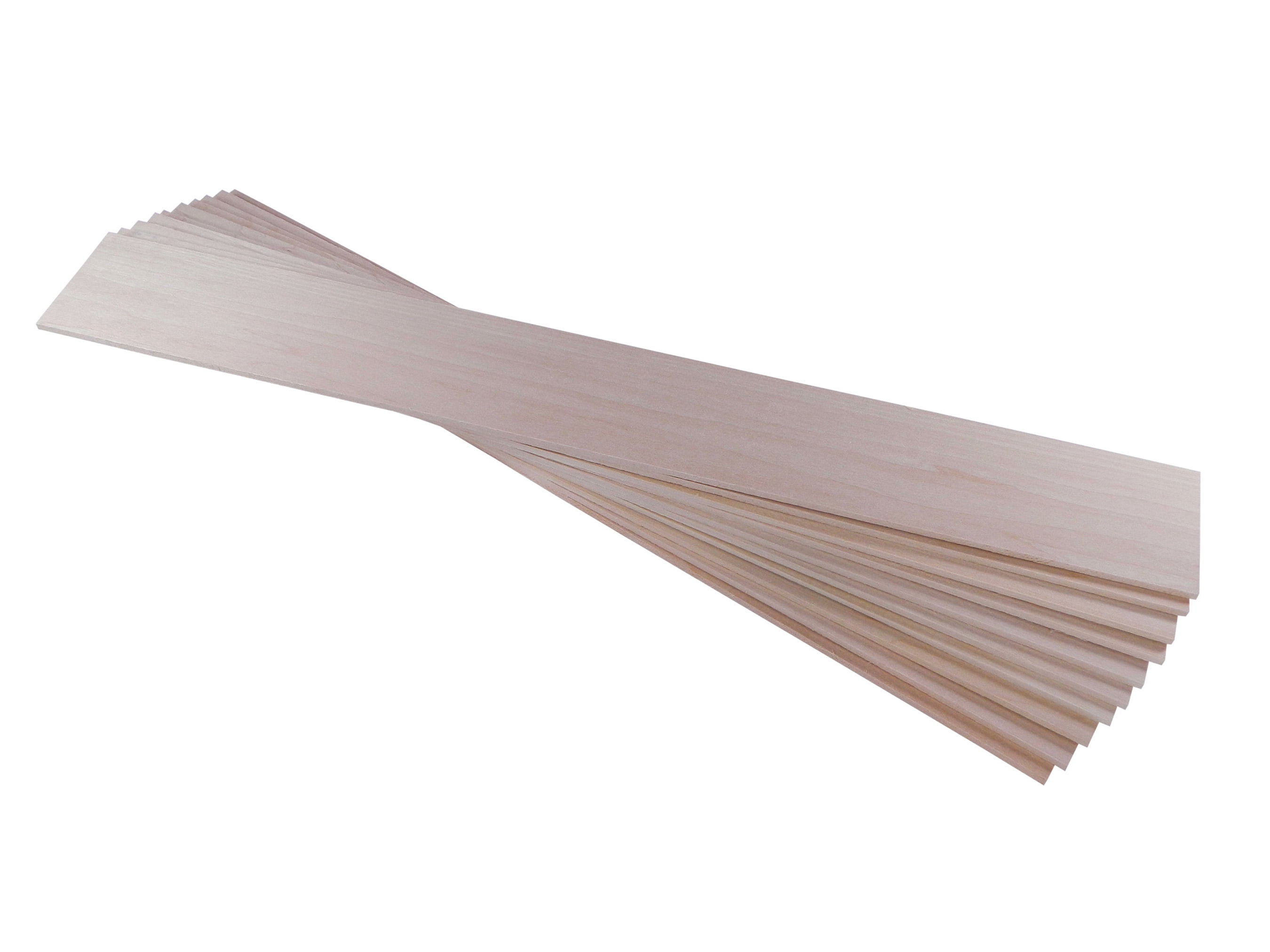 Basswood Hobby Wood Strips, 3/16" x 3" x 24"