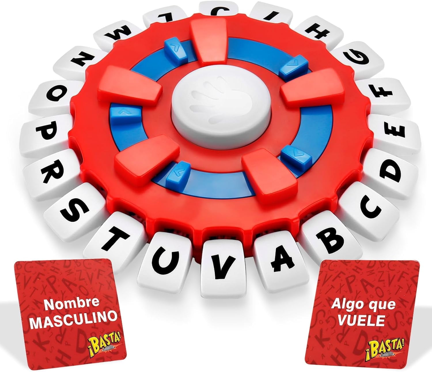 Basta Juego De Mesa Español – Juego De Mesa Interactivo y Educativo, Think A Words Game, Rompecabezas para Niños y Adultos, Diversión y Aprendizaje en Español