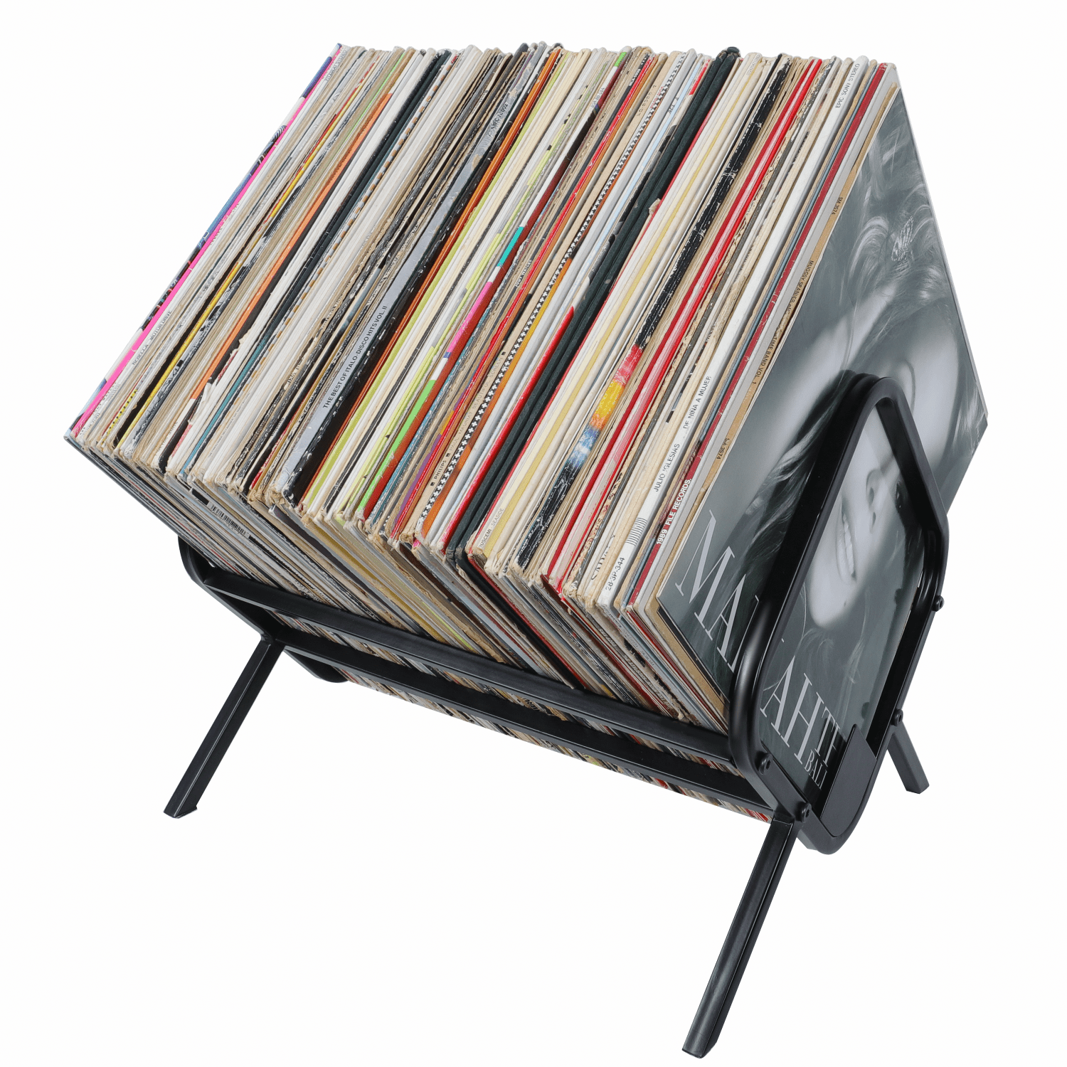 Bastch Metal 13.34"W x 12.67" H Storage Shelf Unit, Black