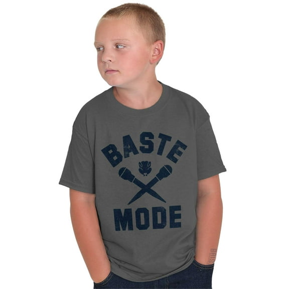 Baste Mode Turkey Baster Crewneck T Shirts Boy Girl Teen Brisco Brands M