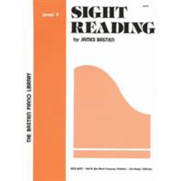 Pre-Owned WP19 - Bastien Piano Library - Sight Reading Level 4 (Paperback) 0849750180 9780849750182