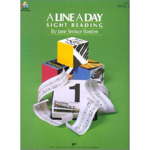 Pre-Owned WP262 - Bastien Line a Day Sight Reading - Level 3 (Paperback) 0849794986 9780849794988