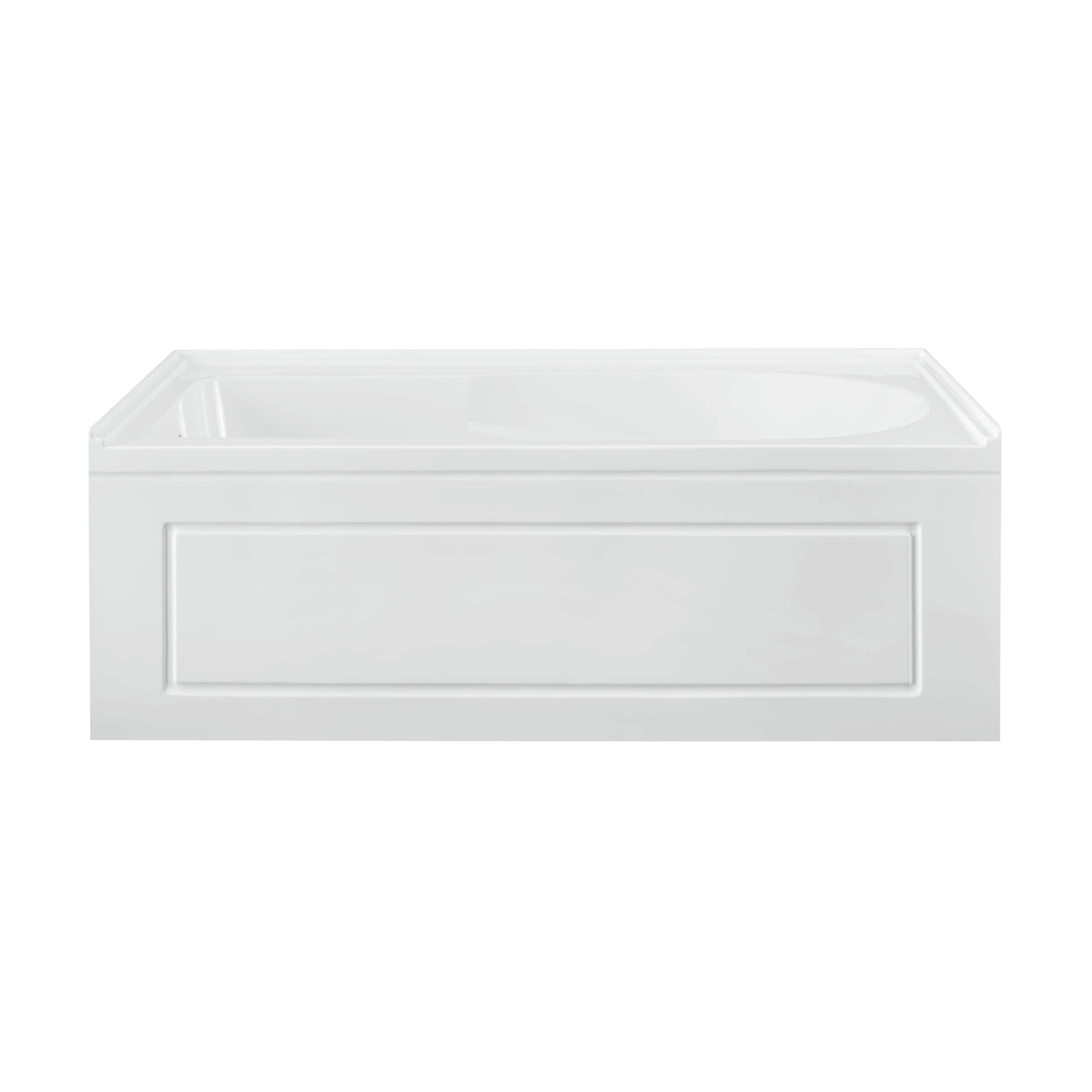 Concorde 60" White Acrylic Alcove Apron Bathtub