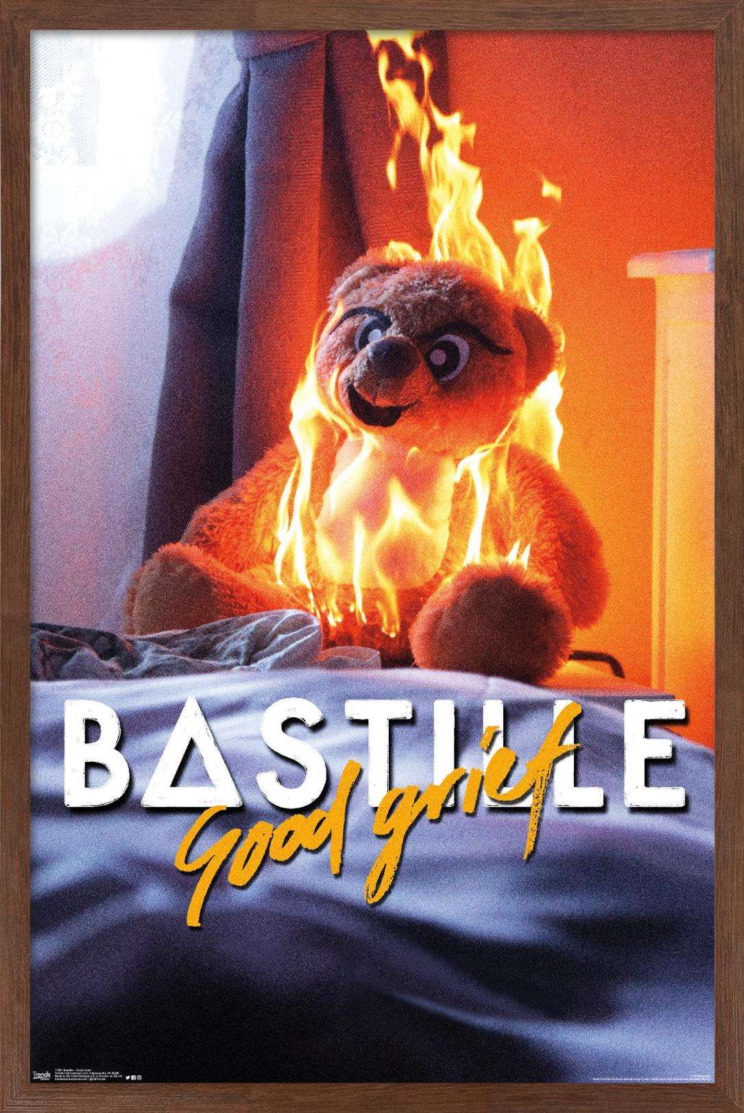 Bastille - Good Grief Wall Poster, 14.725" x 22.375", Framed