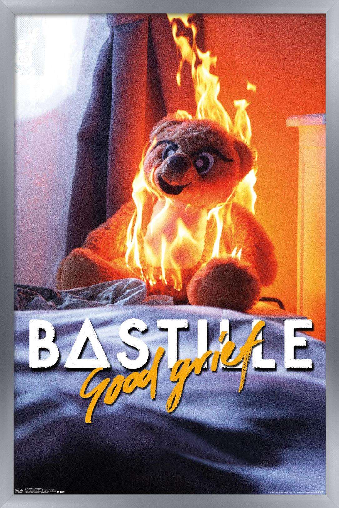 Bastille - Good Grief Wall Poster, 14.725" x 22.375", Framed