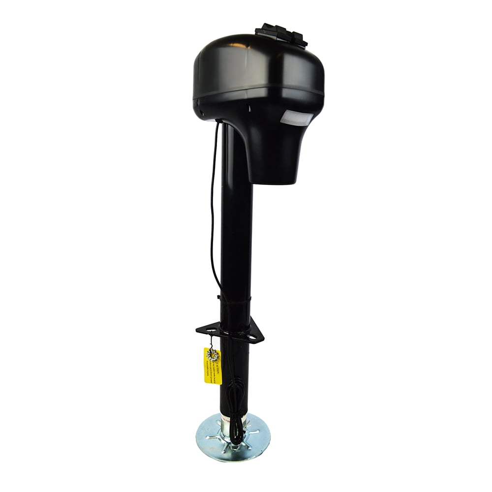 Bastion Distribution Electric Tongue Jack | Electric & Manual Operation | 3500lb Capacity | 12V | Front Light | Trailers, Campers, & Boats | BJ3500B