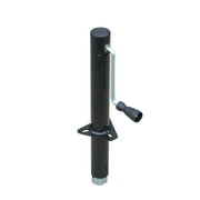 Bastion Utility Trailer Jack with Handle & Stabilizer Pads, 5000lb Capacity, A-Frame, 14.8 Travel, Powder Coated