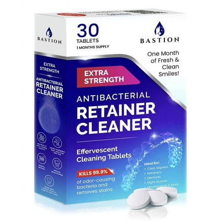 Bastion Retainer Cleaner Tablets Count: 30
