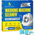 thumbnail image 1 of Bastion Washing Machine Cleaner, Deodorizer, & Descaler - 24 pack (One Year Supply), 1 of 2