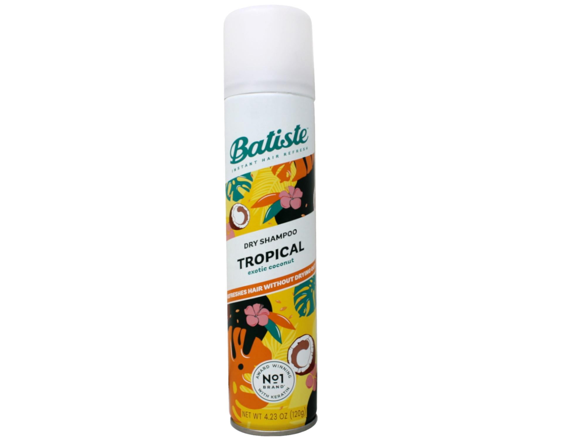 Bastiste Dry Shampoo, Tropical Coconut & Exotic 4.23 oz
