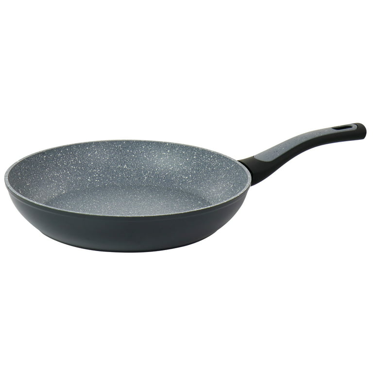 STAMBE 10 With Lid Stainless Steel Pan, Triply Stainless Steel Frying  Pans. With USA Non Stick Coating and Anti Warp Base Nonstick Pan. PFOA  &PFOS