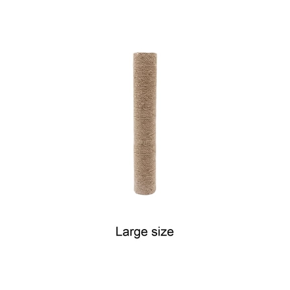 Basysin Durable Natural Jute Cat Scratching Column, Replacement Post for Floor to Ceiling Cat Trees 11.81*3.15in