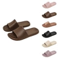 thumbnail image 1 of Basysin Unisex Slide Slippers Beach Slide Sandals Non Slip Indoor Outdoor Slides Open Toe Slide Sandals for Men Women, 1 of 4