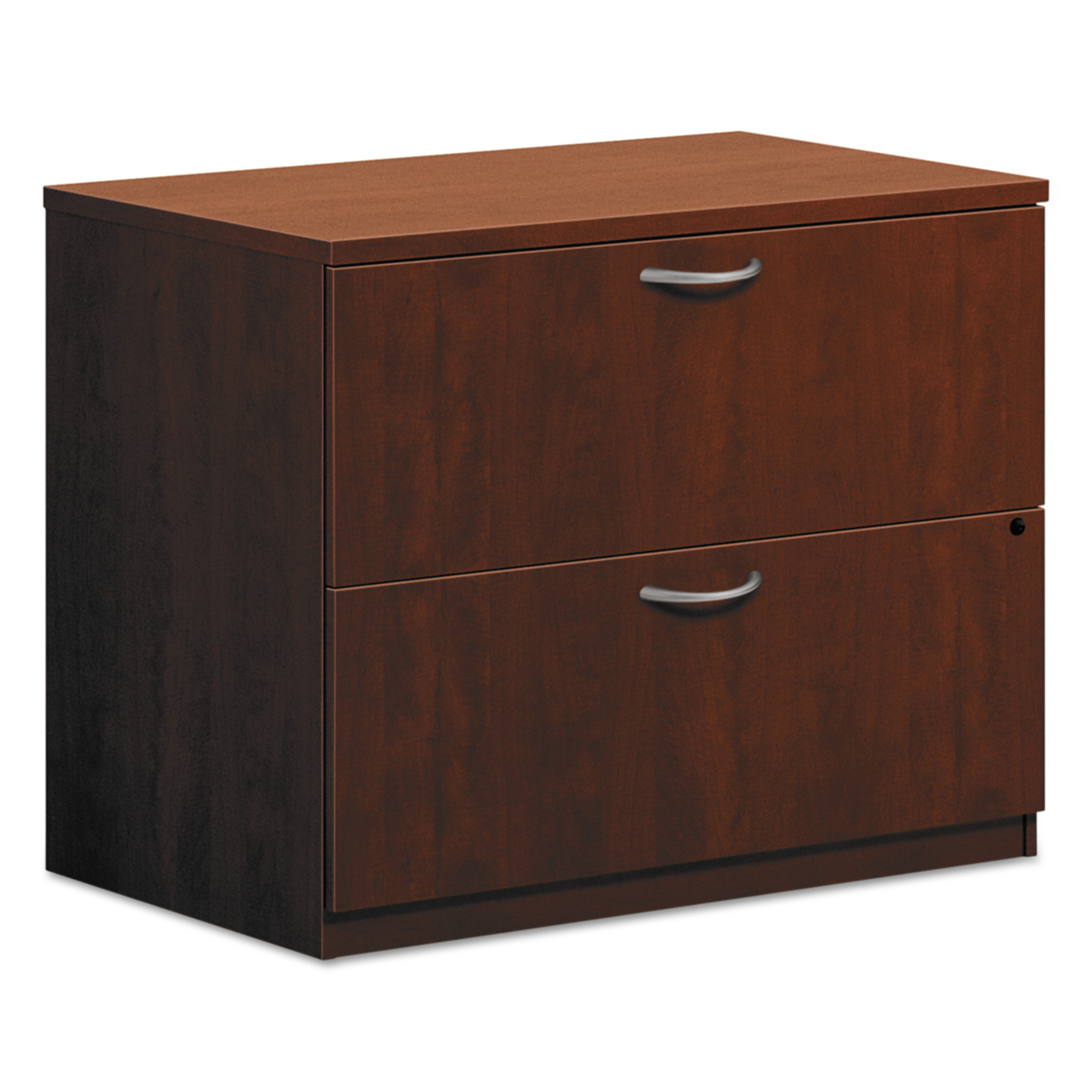 Basyx 2 Drawers Lateral Lockable Filing Cabinet, Cherry - image 1 of 2