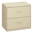 thumbnail image 1 of Basyx 2 Drawers Lateral Lockable Filing Cabinet, Putty, 1 of 3