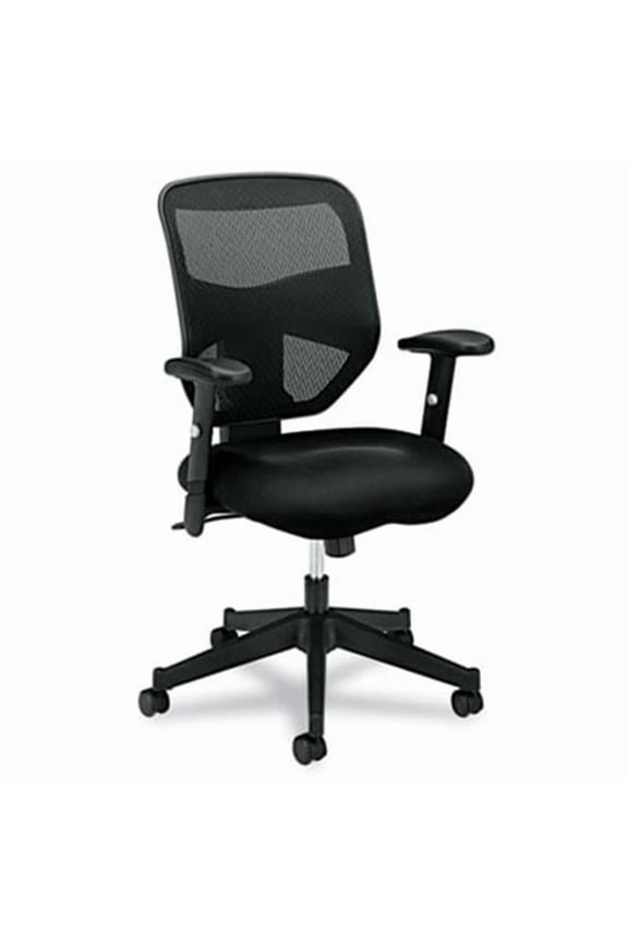 High-Back Work Chair - Black