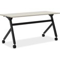 thumbnail image 1 of Basyx Multipurpose Table Flip Base Table 60w x 24d x 29 3/8h Light Gray BMPT6024PQ, 1 of 2