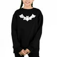 thumbnail image 1 of Bat - Bite Me - Girl's Word Art Crewneck Sweatshirt, 1 of 3