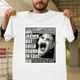 thumbnail image 1 of Bat Boy Vintage Retro Supermarket Tabloid Cover Funny Graphic V11645 Unisex T-Shirt, Up to Size 5XL, 1 of 2