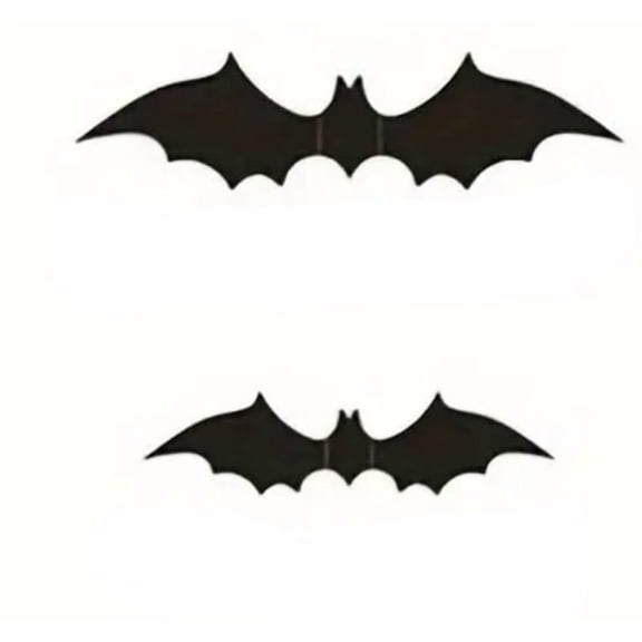 Bat Car Sticker, Halloween Bat Decal, Black Flying Bat Vinyl Sticker, Gothic Spooky Car Accessory, Window Laptop Truck Decoration, Scary Halloween Party Bat Decoration